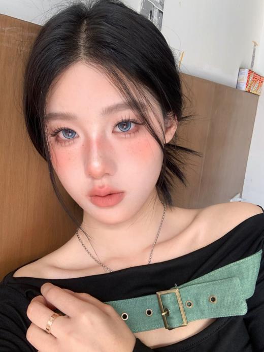 Kaylens 半年抛 人鱼幻想/蓝桥春雪/凤梨冰霜 14.5mm 美瞳两片装 粉紫/蓝/棕 商品图5