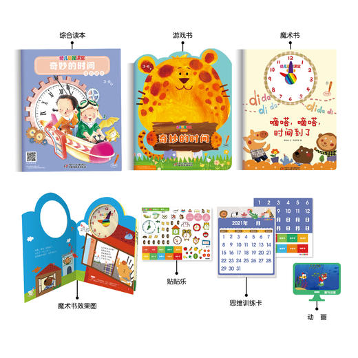 《幼儿画报课堂》2021年全辑  幼儿教育五大领域全面渗透  适读年龄3-6岁 商品图3