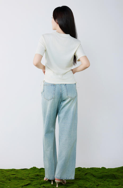 设计感镂空收腰莫代尔棉T 商品图12