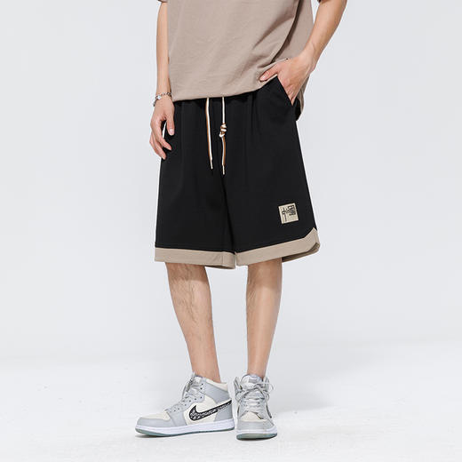 【Q】【新款DYF】大依优型大码五分裤大号裤子弹力透气加肥加大夏季松紧腰宽松运动短裤沙滩裤 商品图6