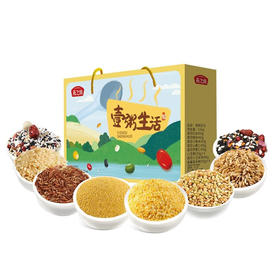 燕之坊五谷杂粮粥礼盒早餐八宝粥多种组合杂粮粥大礼包春节年货礼品 壹粥生活礼盒 3.6kg