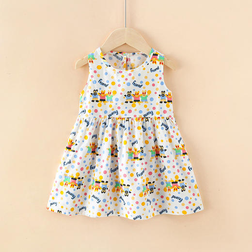 超值2件装【欢乐blue彰显童趣气息！】潮流免搭闭眼秒入，童装宝宝公主裙女童连衣裙小童，夏装2024新款儿童裙子A类纯棉-lm！-QQ 商品图10