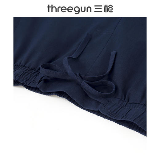 Threegun三枪 【亚麻棉】男士休闲短裤-50697B011 商品图2