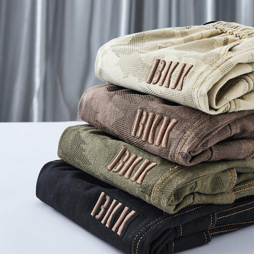 【纯棉】【新款DYF】大依优型大码五分裤大号裤子弹力透气加肥加大夏季松紧腰宽松运动短裤沙滩裤 商品图1