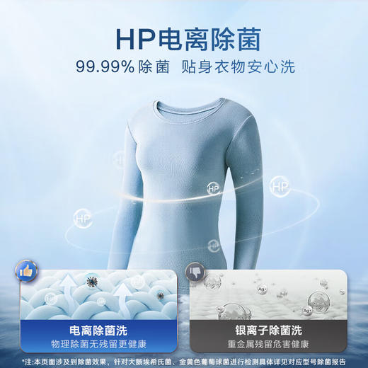 海尔（Haier）波轮洗衣机全自动小型 直驱变频10公斤大容量 电离除菌 海立方内桶 桶自洁 EB100B33Mate2 商品图3