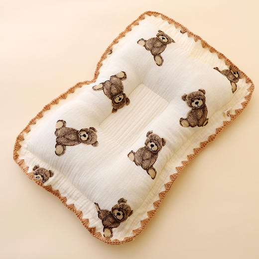 【3D凹凸槽 助力宝宝睡出圆润头型】 婴儿定型枕四季通用防偏头扁头宝宝枕头透气纠正偏头新生幼儿礼物 商品图6