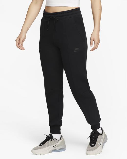 Nike 耐克Sportswear Tech Fleece 女子中腰长裤FB8331-010 商品图0