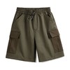 马登工装美式复古拼接大口袋短裤肌理感人字纹中腰直筒五分裤男夏 商品缩略图5