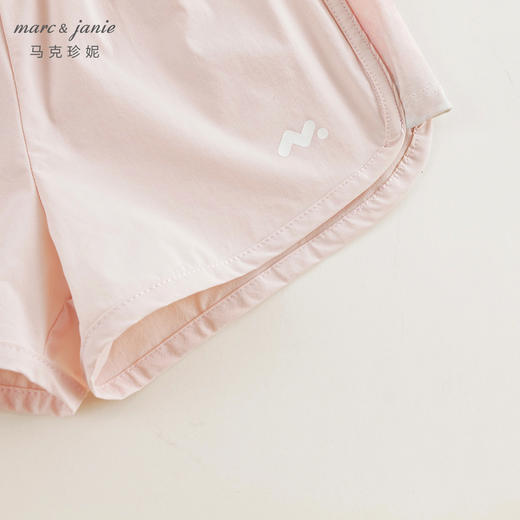 【超轻速干】马克珍妮女童撞色拼接运动短裤夏装新款裤子240359 商品图7