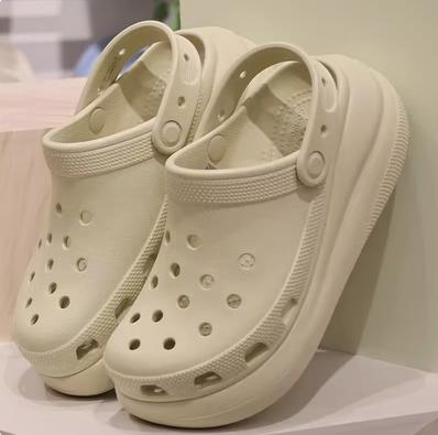 Crocs卡骆驰厚底泡芙洞洞鞋女鞋休闲舒适沙滩鞋|207521 商品图2
