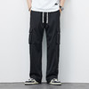 【Q】【冰丝弹力】【新款DYF】大依优型大码薄款工装裤直筒休闲裤加肥加大男装舒适胖子肥佬百搭工装裤运动裤长裤 商品缩略图1