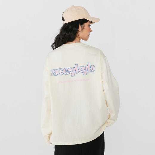 【直降40，仅需119】YKYB黄子韬长袖T恤新款街头ins上衣国潮牌美式复古宽松刺绣打底衫 商品图0