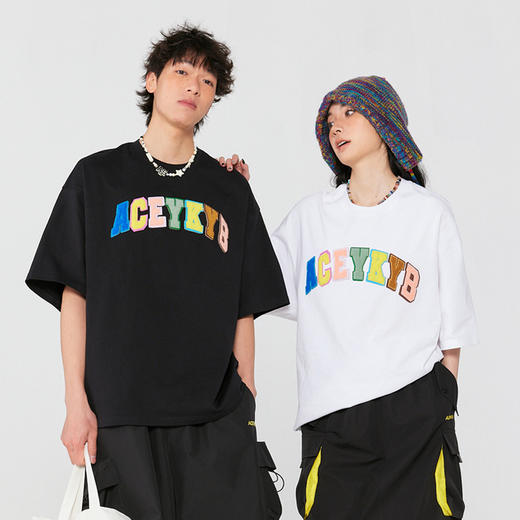 YKYB黄子韬新款logo印花t恤2025夏宽松原创重磅潮牌纯棉情侣短袖 商品图0