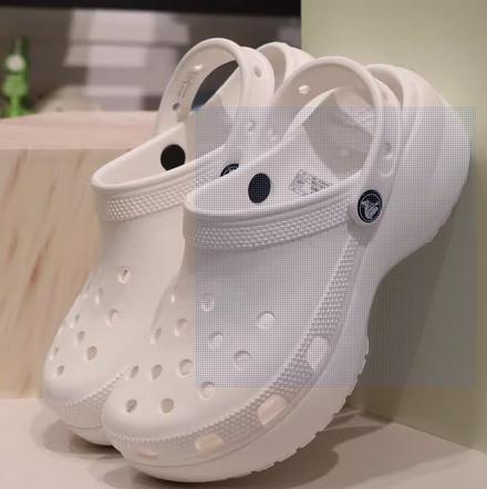 Crocs卡骆驰厚底云朵洞洞鞋户外凉鞋沙滩鞋女鞋|206750 商品图1