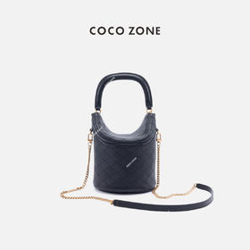 COCO ZONE2024高级感菱格时尚斜挎包百搭单肩手提包CC2A0394