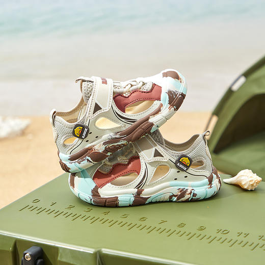 B.Duck小黄鸭童鞋夏季凉鞋24-30 B2585004 商品图4