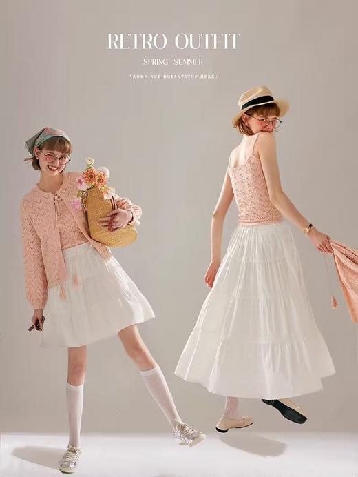 浮生八记/24A014/复古蛋糕芭蕾蓬蓬半裙长短款 商品图0