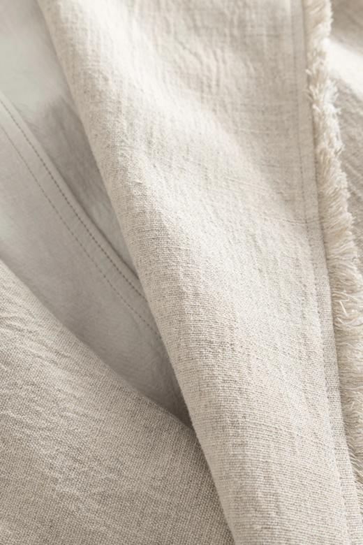 Mark Kenly Domino Tan  原色COMO双面棉麻长外套 商品图9