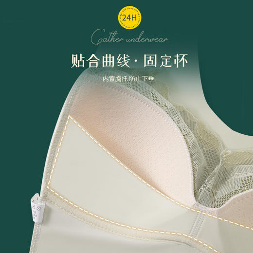 巨划算2件装！【秀出优美曲线，大码女神必备！】无痕、聚拢、舒适，大胸显小，轻松穿撘。大码性感蕾丝内衣，高压不勒，上身轻盈，欧式性感风情！ 商品图2