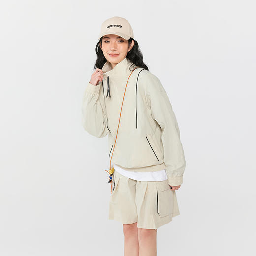 YKYB黄子韬时尚简约运动套装中性2025新款立体廓形宽松休闲两件套 商品图3