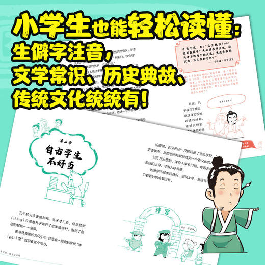 《孔子有话说，爆笑读论语(全4册》 商品图4