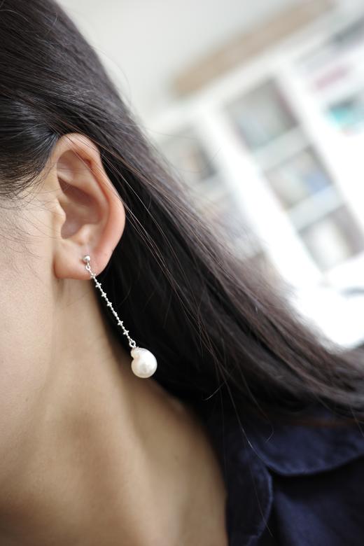 澳白巴洛克耳线 商品图0