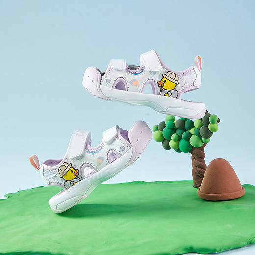 B.Duck小黄鸭童鞋夏季凉鞋24-32 B2583917 商品图4