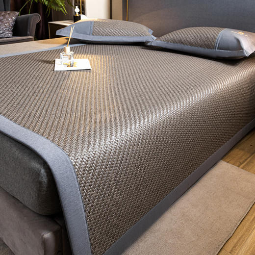 【古典藤席】古典高档加厚藤席空调席夏季冰丝凉席霸王藤席1.5M/1.8M高端PE藤 商品图4