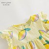 马克珍妮女童清新碎花小飞袖T恤儿童上衣2024年夏装新款240782 商品缩略图3