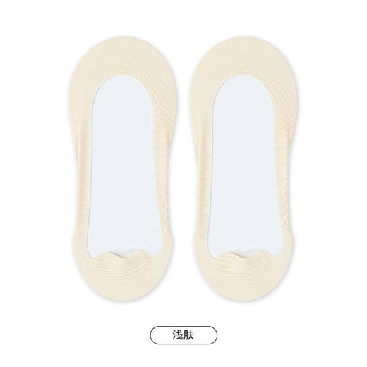 都市丽人简约系列隐形袜女锦纶袜子薄款隐形袜LC4CA3 商品图6