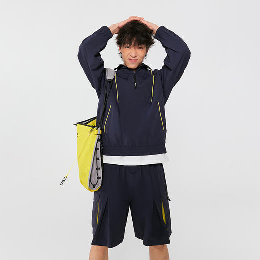 YKYB黄子韬时尚简约运动套装中性2025新款立体廓形宽松休闲两件套 商品图2