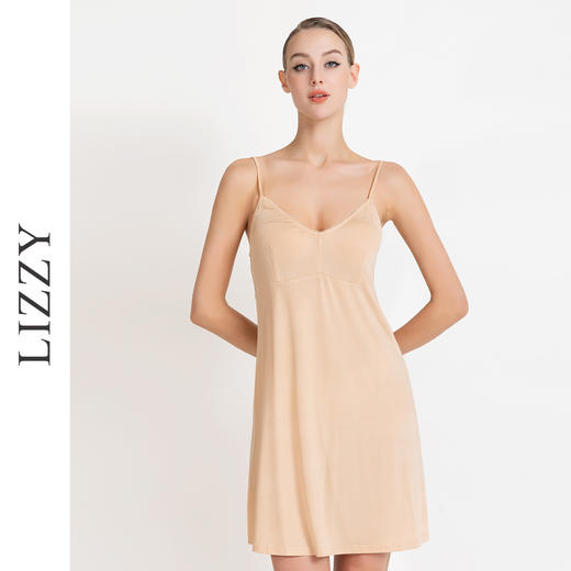 LIZZY 名媛千金宫廷风立体花丝麻仙女风连衣裙{配吊带}7989 商品图2