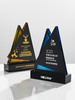 水晶奖杯定制年会新款山峰炫彩多色金属奖牌订制经销商授权牌定做 商品缩略图3