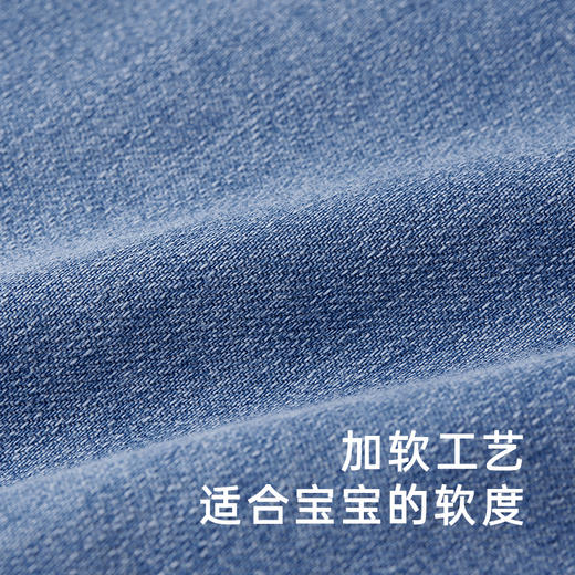 【商场同款】英氏童装春夏软牛仔连体衣男宝宝A类新款 商品图2