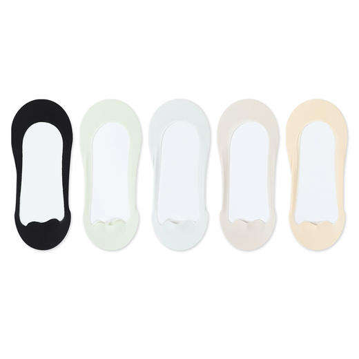 都市丽人简约系列隐形袜女锦纶袜子薄款隐形袜LC4CA3 商品图1