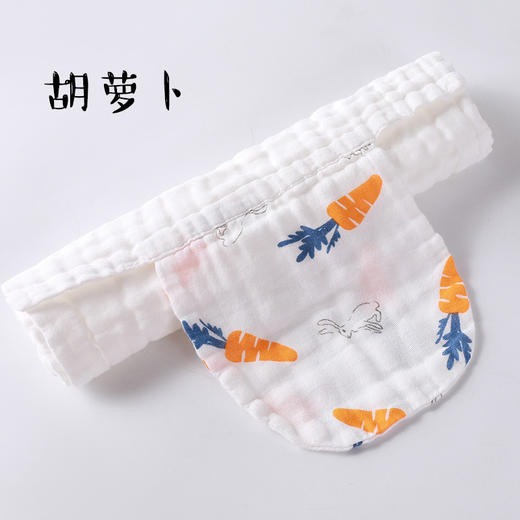 【39.9/任选3件！】6层柔软汗巾儿童全棉幼儿A类纯棉母婴级吸汗巾，宝宝纯棉隔纱布加大垫背巾卡通透气速干 瞬吸干爽-lm！ 商品图5