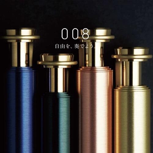 日本SKURA樱花craft_lab 008按压式出芯金属铜杆中性笔签字笔 商品图1