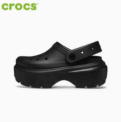 Crocs卡骆驰洞洞鞋女雪屋户外凉鞋厚底沙滩鞋女鞋拖鞋|209347 商品图0