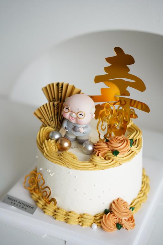 祝寿奶油蛋糕 | 鲜果原味奶油 - 福满长寿 商品图1