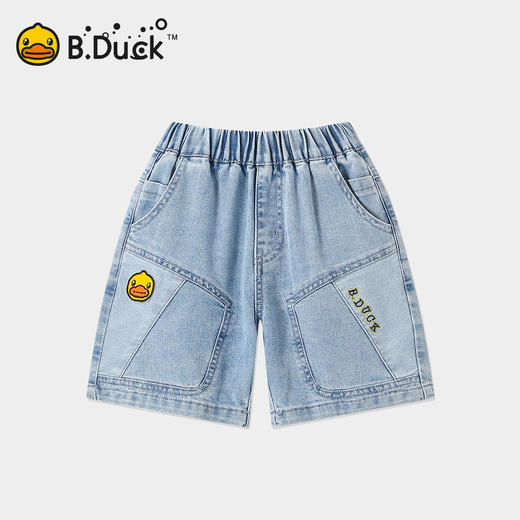 B.Duck小黄鸭童装夏季牛仔五分裤105-150 BF2552080 商品图3