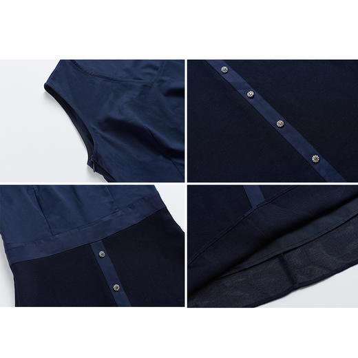 司歌弹力背心修身连衣裙A891094X 商品图1