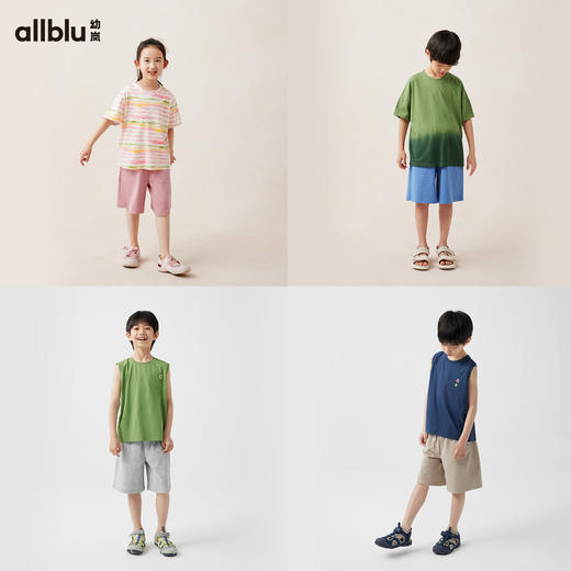 【夏Vol.3】幼岚「多场景短裤」挺括有型户外家居两穿24夏季新款儿童百搭短裤ZY 商品图2