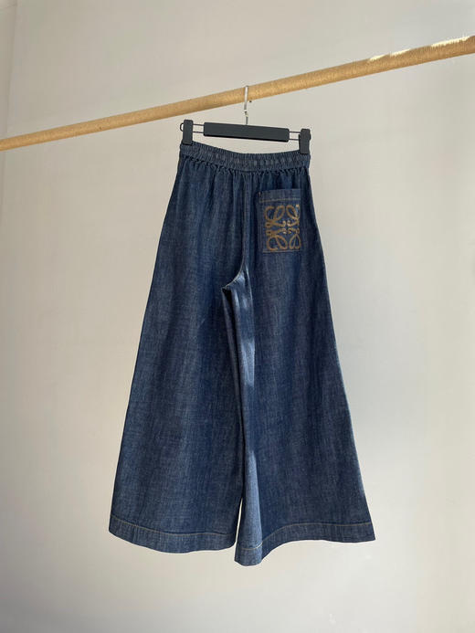 58-1渠道货 LW松弛慵懒 刺绣九分裤 167-130腰围75穿M 商品图5