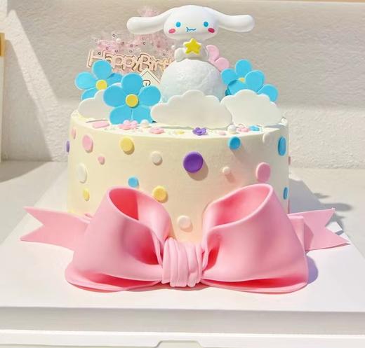 萌狗狗—翻糖儿童生日蛋糕 商品图0