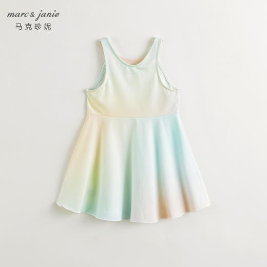 【凉感防晒】马克珍妮2024夏装女童运动无袖网球背心连衣裙240612 商品图3
