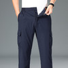 【冰丝高弹】【新款DWN】大依优型大码束脚冰丝裤休闲裤加肥加大休闲裤大号裤子长裤夏季宽松胖子男装 商品缩略图2