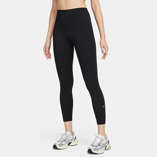 Nike/耐克女子紧身裤NIKE ONE 速干高腰九分裤普拉提瑜伽裤FN3233-010 商品图0