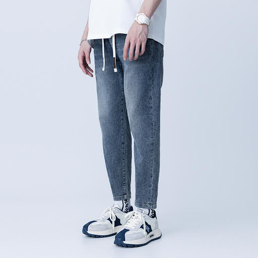 【秒杀专属】HX 夏季水洗萝卜牛仔九分裤S210420006101 商品图1