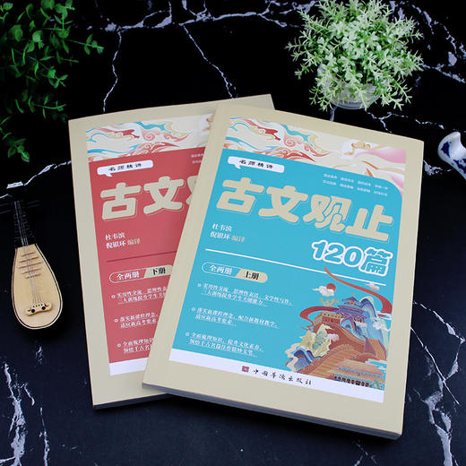 名师精讲古文观止120篇上下全2册初中小学生必背古诗文文言文课外语文知识读物落实素养学教一体文化经典精选重编全批新解对译补注 商品图2