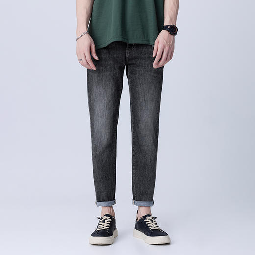 【新品上新】HX 夏季水洗牛仔九分裤S210420023101 商品图0